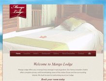 Tablet Screenshot of mango-lodge.com